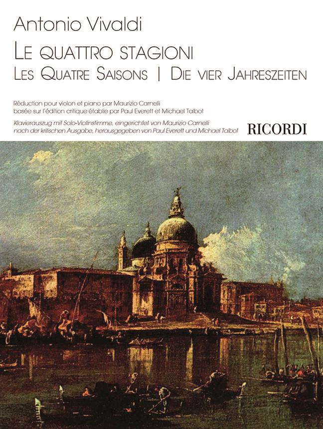 Le Quattro Stagioni - Pianoreduction for Violin and Piano by Maurizio Carnelli - housle a klavír